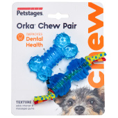Petstages Petstages набор из двух игрушек для собак мелких пород "ОРКА косточка + гантеля" 7 см ультра-мини