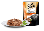 Sheba PLEASURE, влажный корм для кошек, телятина с языком, 85 г