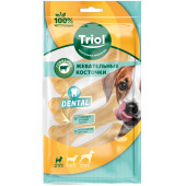 Triol Косточки жевательные DENTAL, 7,5 см, 20-25 г (уп.4шт.)