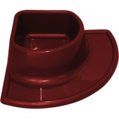 Зооник миска Киров угловая для кошек, 500 мл