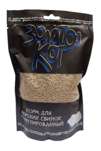 Золотой кот Корм для морских свинок гранулированный "Золотой кот" 500 г