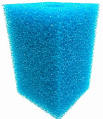 Россия Губка прямоугольная крупнопористая СИНЯЯ Турбо №8, 8х8х12 см