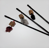 Ашера Дразнилка-удочка для кошек "Бочка с хвостиком" 