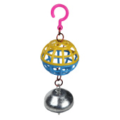Бриллиант Игрушка для птиц Шарик с колокольчиком