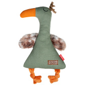 GiGwi Игрушка для собак Утка шуршащая с пищалкой 25см, серия CATCH & FETCH ECO