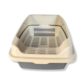 Россия Туалет для кошек «ЦарапычЪ» большой с сеткой и низкой бортом