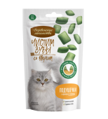 Деревенские лакомства Чистим зубы подушечки для кошек с кремом из курицы, 30 г