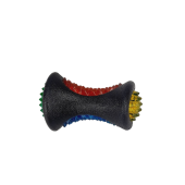 Догман Игрушка для собак из термопластичной резины Кость разноцветная светящаяся, 12,5 см