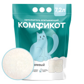 КОМФИКОТ  Наполнитель силикагелевый впитывающий без аромата, 7,2 л