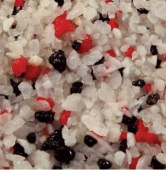 BARBUS Крошка МИКС КРАСНО-ЧЕРНО-БЕЛЫЙ 2-5 мм, 1 кг