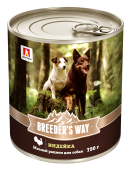 Breeder's Way Влажный корм для собак Индейка, 750 г