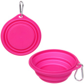  Миска складная силиконовая с корабином "Мой Бро", 350 мл, 12,5*7,5*4см цвет: 