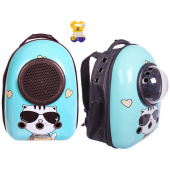 Рюкзак - переноска для животных "ЛЮБИМЫЙ БРО", цвет голубой, 30*29*42 см до 12кг