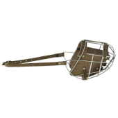 Зооник Намордник металл+кожа №5 немецкая овчарка, терьер