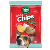 Triol Лакомство для собак FUN FOOD "Чипсы со вкусом говядины", 100 г