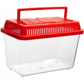 BARBUS Переноска-аквариум для красноухих черепах, 21*13,5*14 см