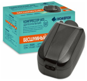 Homefish Компрессор Homefish 603 двухканальный с регулировкой для аквариума 60-400л, 4л/мин 4,0 Вт