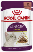 Royal Canin Sensory запах влажный корм для взрослых кошек в соусе, 85 г