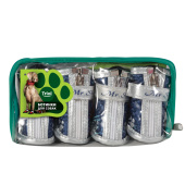 Triol Ботинки для собак "Лапки" S, синие, 45*35*45мм (уп.4шт.),