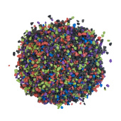 Россия Грунт цветное драже черный, салатовый, синий, красный, фиолетовый. № 3 3-5мм 1кг