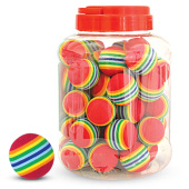 Triol Игрушка для кошек 3821 "Мячик полосатый", красный