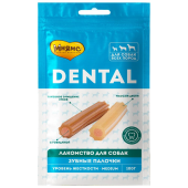 Мнямс DENTAL лакомство для собак "Зубные палочки" с говядиной, 100 г
