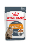 Royal Canin Intense Beauty, консервы в желе для взрослых котов и кошек для поддержания красоты шерсти, 85 г