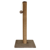 Gamma Когтеточка "Cтолбик №10" длинная с игрушкой однотонная, 36*36*76 см