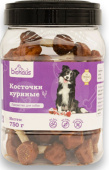BIOHAUS Лакомство для собак Косточки куриные, 750 гр