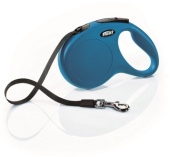 Flexi New Classic М Рулетка ,25 кг,5м,лента,синяя