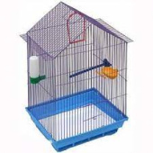 Зоомарк Клетка для птиц "Большой домик", 35*28*55 см
