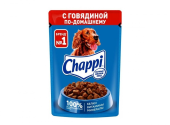 Chappi пауч для собак говядина по-домашнему, 85 г