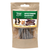 Triol Standart Лакомство хрустящие палочки для грызунов с кэробом, 30 г
