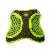 Triol Шлейка-жилетка мягкая со светоотражающими элементами "Нео" S, темно-серая, обхват груди 370-400мм