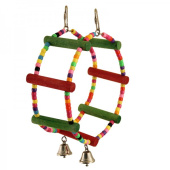 Triol Игрушка для птиц - Кольцо-бусинки BR-52, 25*7,5 см