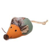 GiGwi Игрушка для кошек Мышка со звуковым чипом 9/14см, серия CATCH & SCRATCH ECO