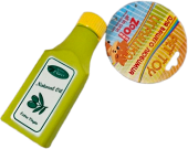 Zoo One Игрушка для собак из латекса "Бутылочка - оливковое масло" 9,5 см