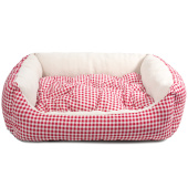 Triol Лежанка "Кантри" M, красная, 520*450*170 мм